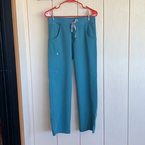 Size XSP Figs Rare Color Hydrogreen scrub pants.